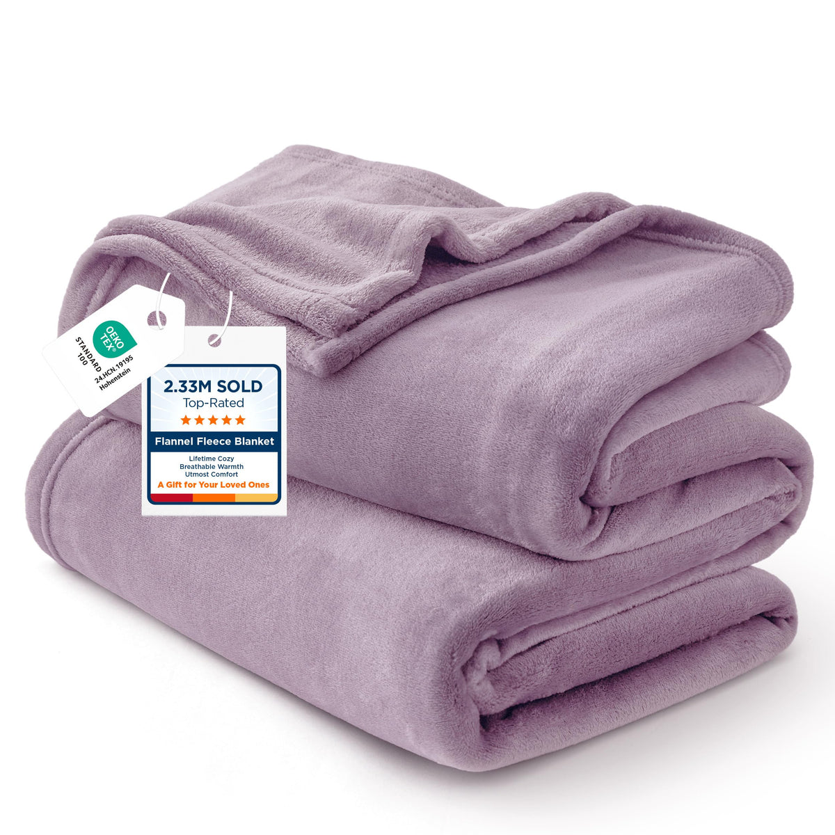 Bedsure Soft Fleece Throw Bed Blanket for Couch Grey - Lightweight Fuzzy Cozy Halloween Decorations Blankets and Throws for Sofa, Couch, Travel, Camping, 50x60 inches