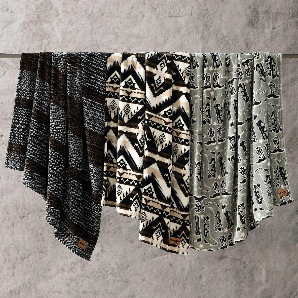 Wrangler - Soft Throw Blanket for Bed or Couch, 50 x 60