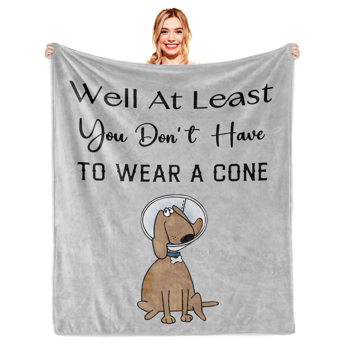 Get Well Gifts for Women/Men After Surgery Gray Blanket 50"x60"