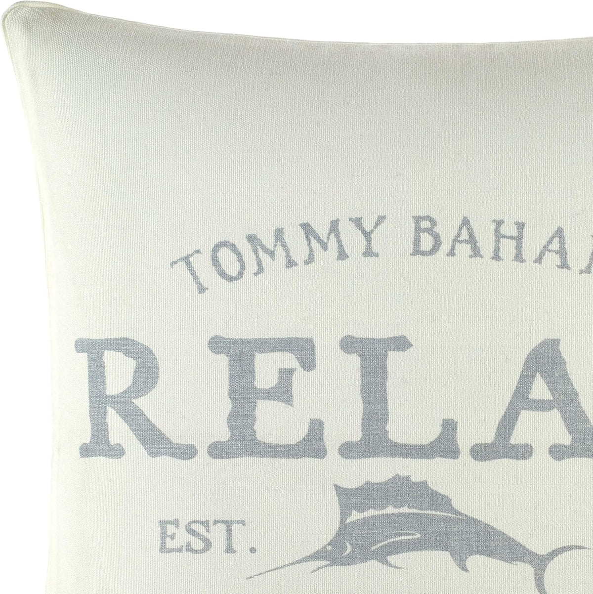 Tommy Bahama - Cotton Decorative Throw Pillow for Bed or Couch, 18 x 18