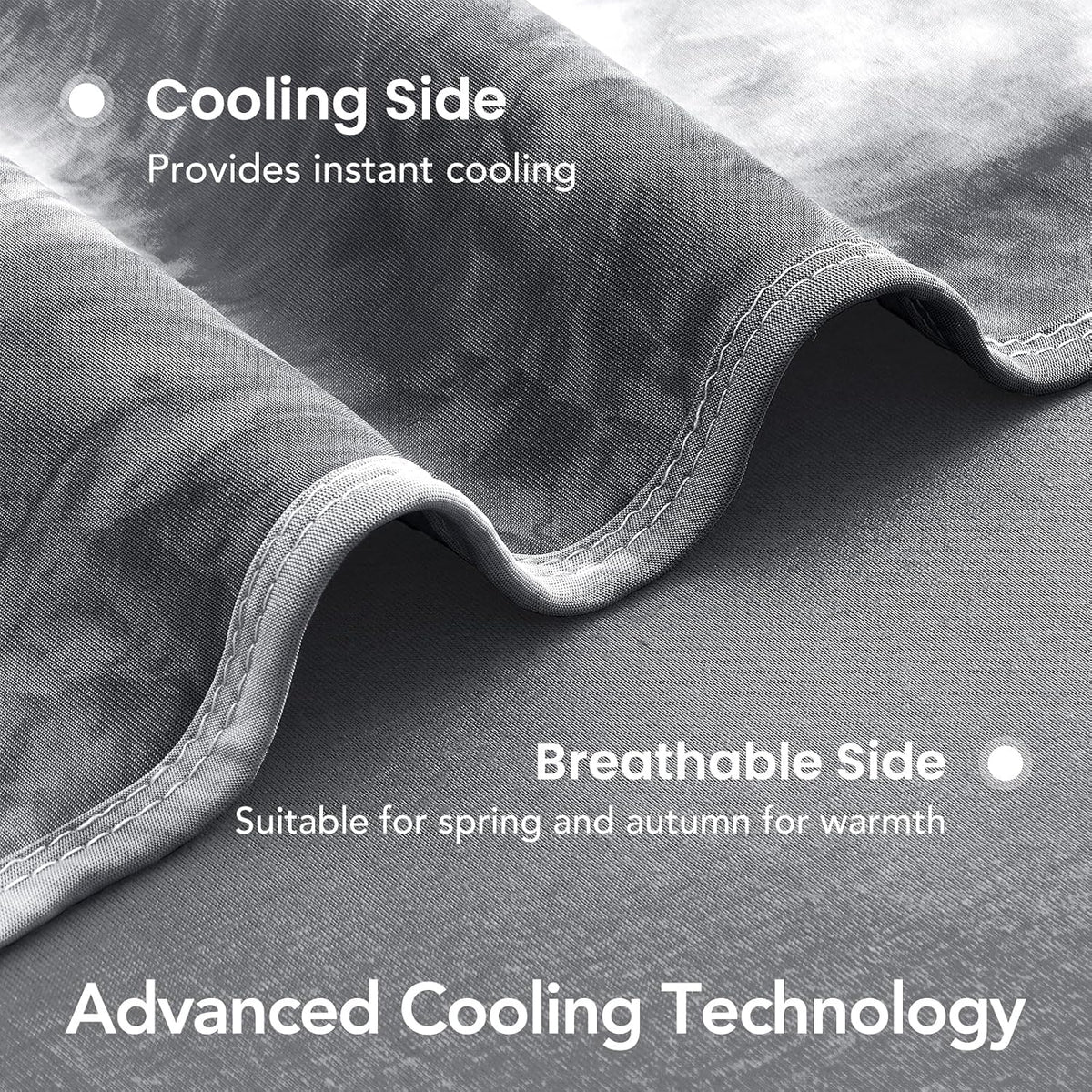 Topcee Cooling Blanket Throw 50"x70" for Hot Sleepers