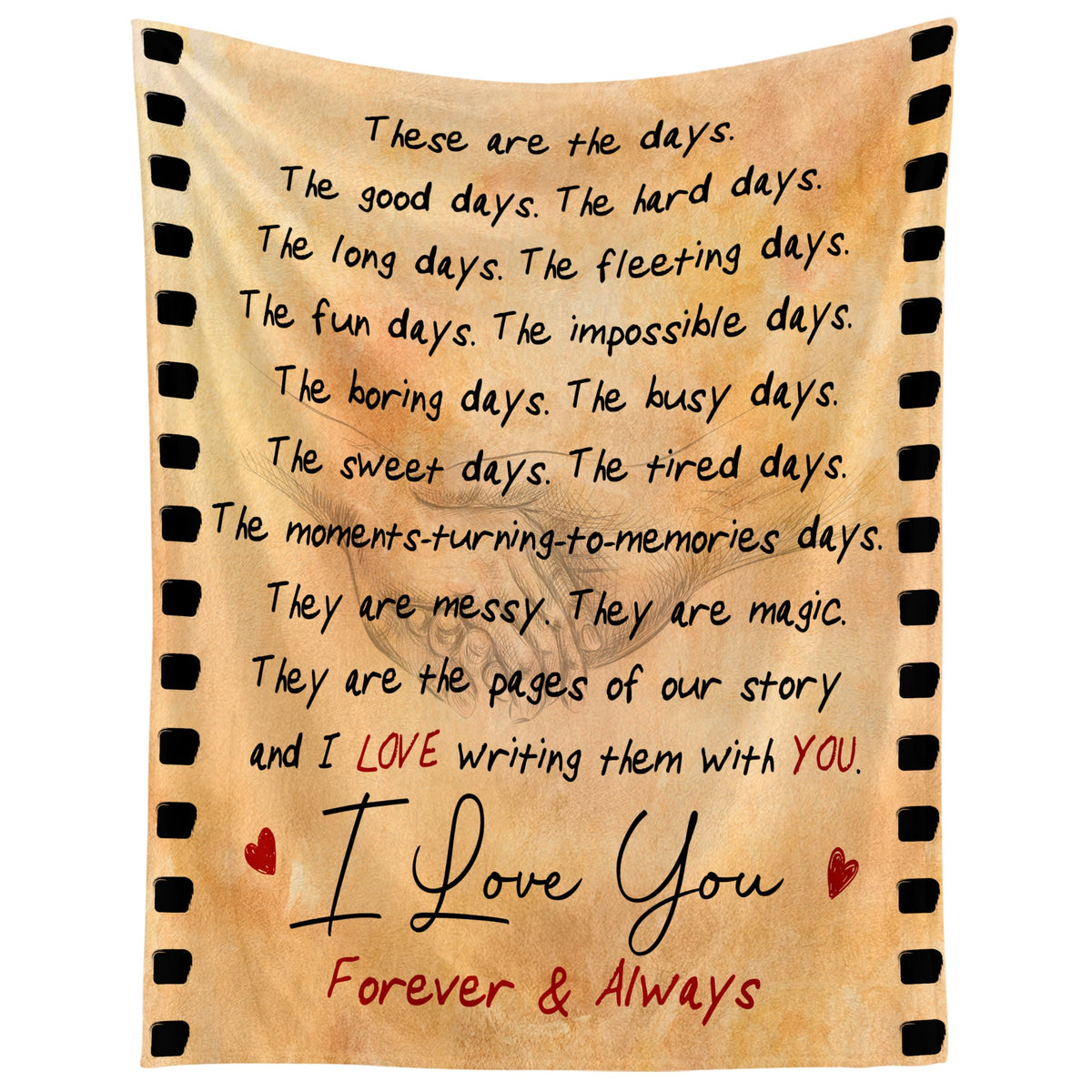 WRAPIX Anniversary Couple Gifts for Women Men - Soft Throw Blanket 50x60 in