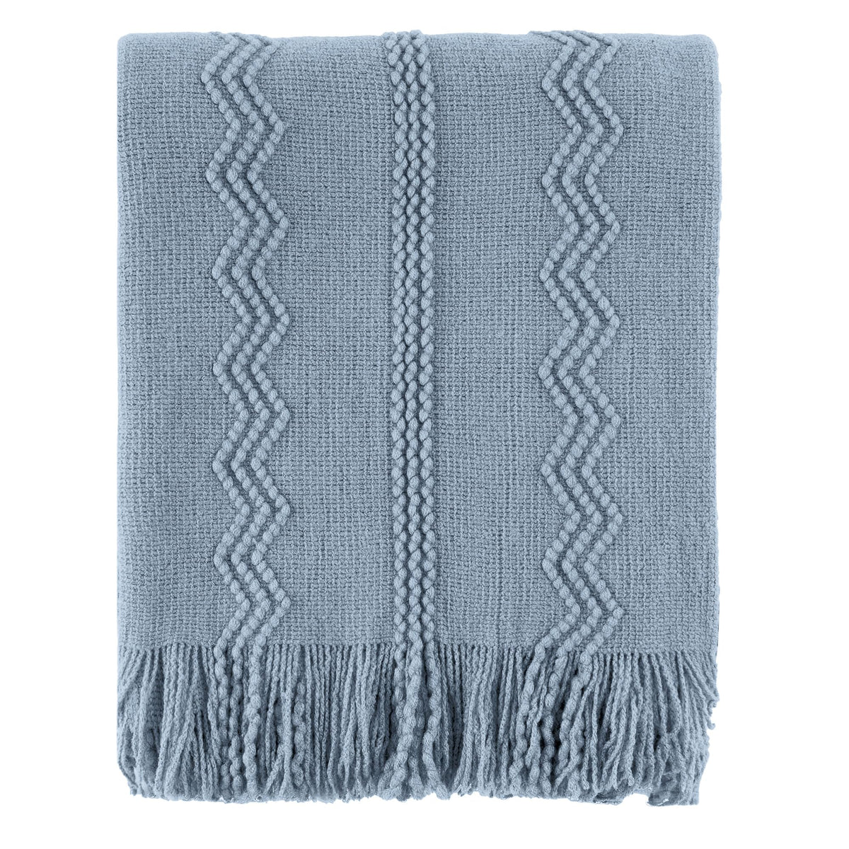 BATTILO HOME Rust Throw Blanket for Couch, 50"x60"