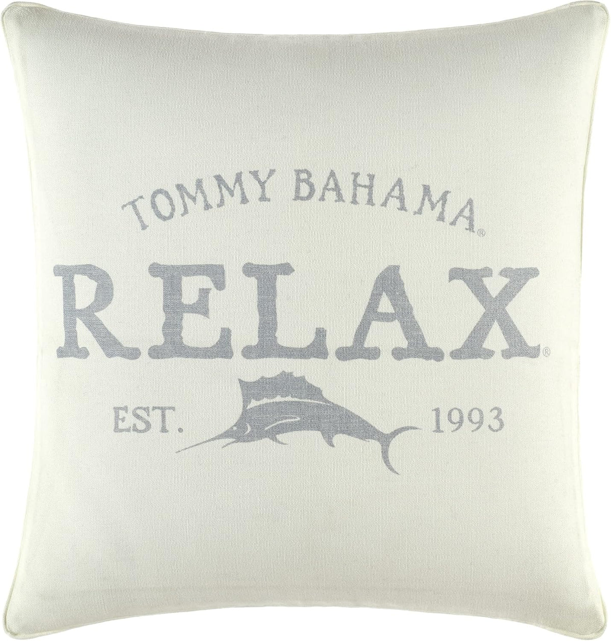 Tommy Bahama - Cotton Decorative Throw Pillow for Bed or Couch, 18 x 18