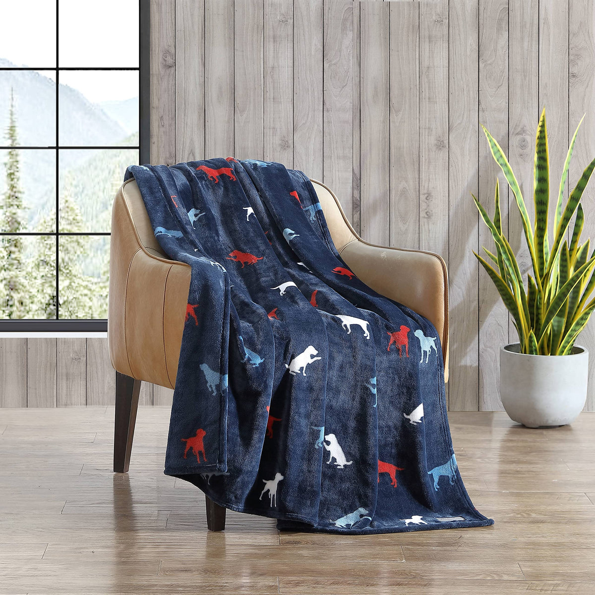 Eddie Bauer - Embossed Plush Throw Blanket for Couch or Bed, 50 x 60